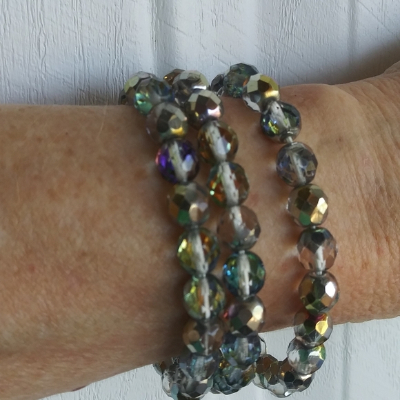 Aurora borealis bead necklaces and bracelets - Picture 7 of 15